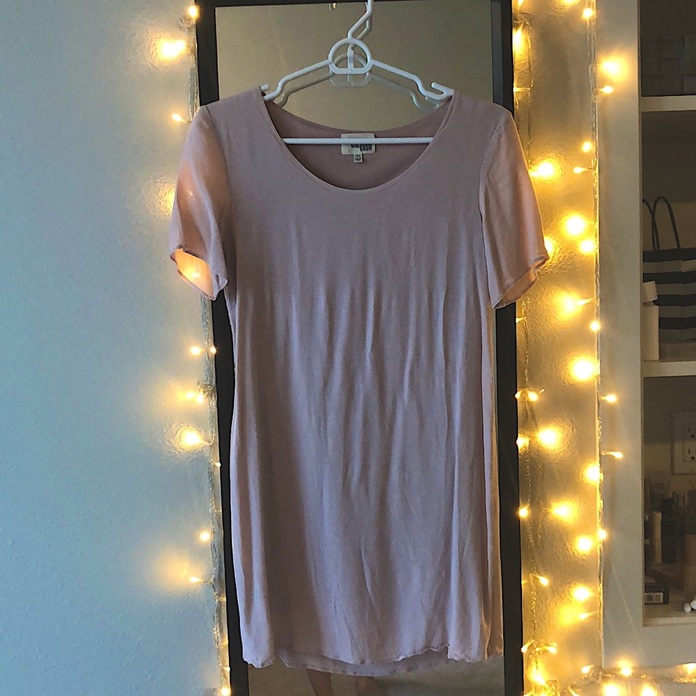 Pink Aritzia Wilfred Lined Dress